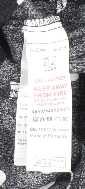Womens UK Size 12 New Look A-Line Dress