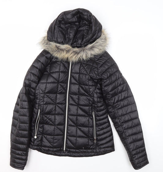 Womens UK Size 10 Dare 2B Black Puffer Jacket