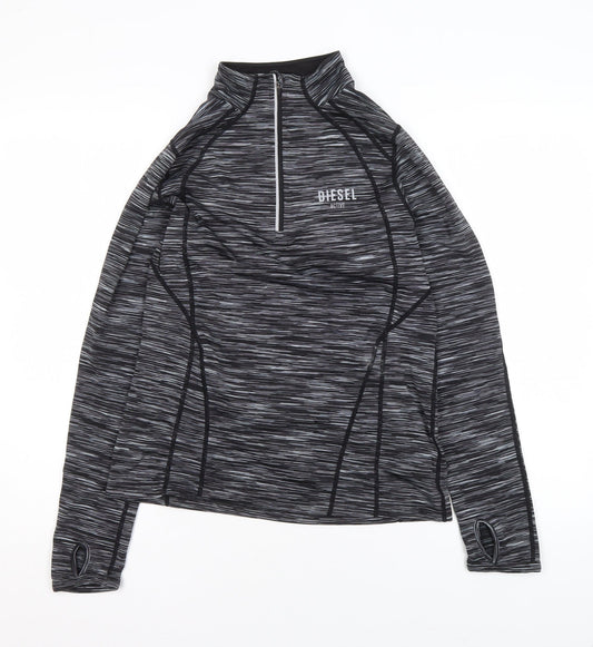 Womens UK Size M Diesel Black Running & Jogging Gym & Training CrossFit Yoga Jac