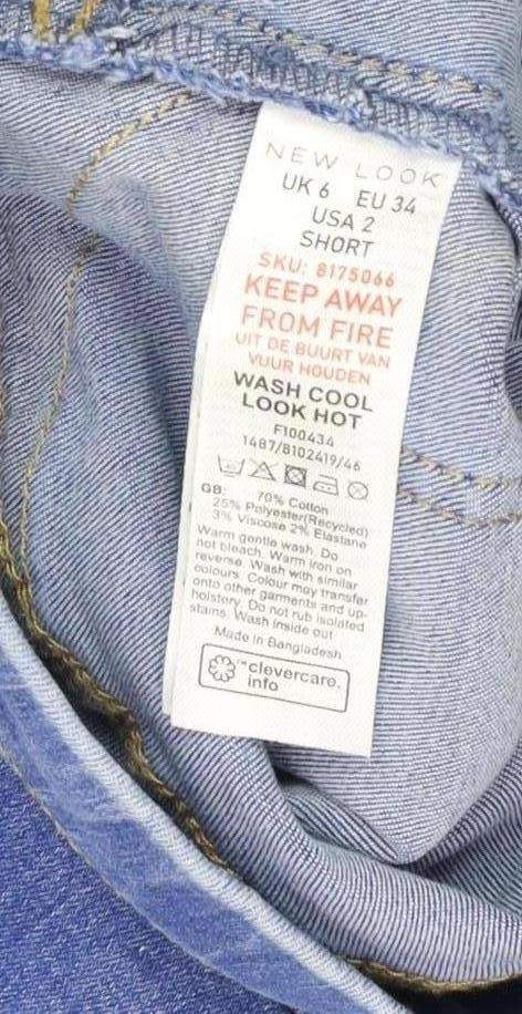 Womens UK Size 6 New Look Slim Fit Skinny Blue Jeans