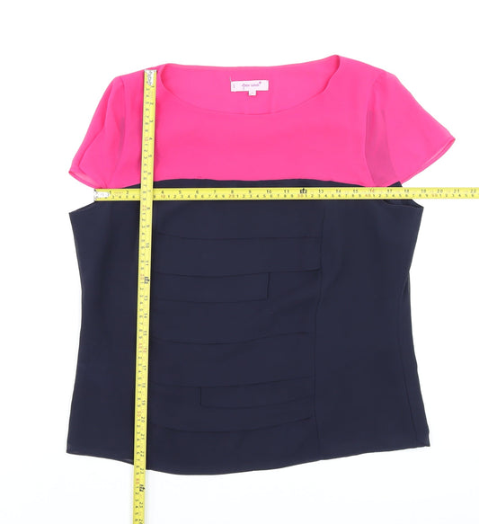 Womens UK Size 14 Marks and Spencer Multicoloured Tunic Blouse