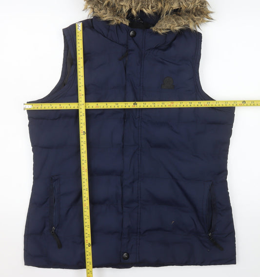 Womens UK Size 16 TOG24 Blue Puffer Jacket
