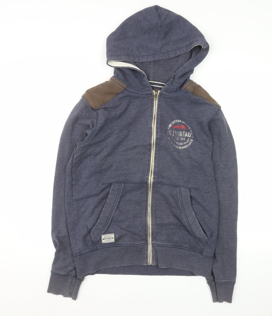Mens UK Size M JACK & JONES Blue Basic Jacket