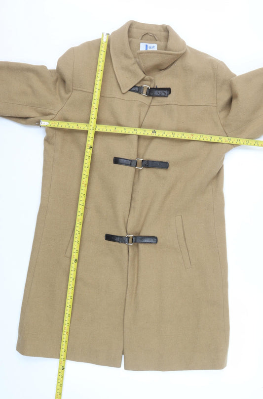 Womens UK Size 14 Just Jane Beige Duffle Coat