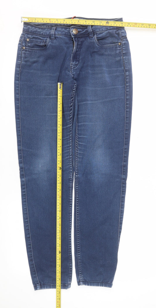 Womens UK Size M Only Regular Fit Straight Blue Jeans