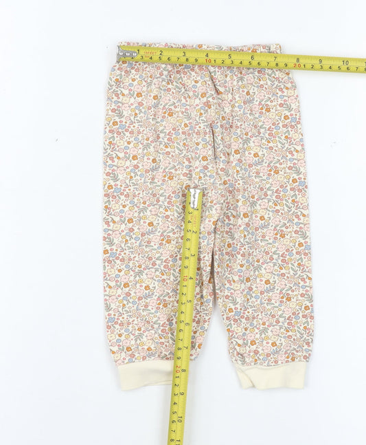 Primark Unisex Baby Floral Jogger Trousers Multicoloured 12-18 Months