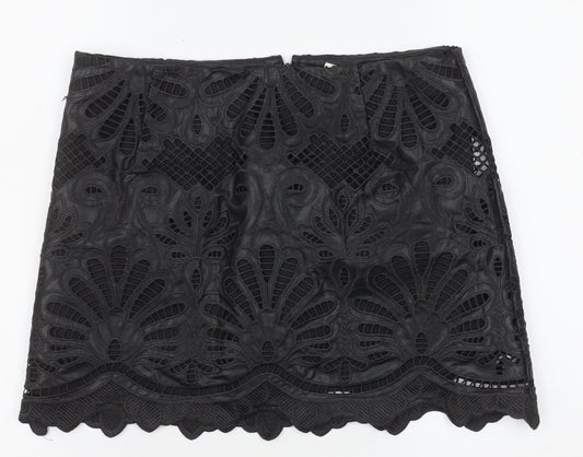 Womens UK Size 12 H&M Straight & Pencil Lace Skirt