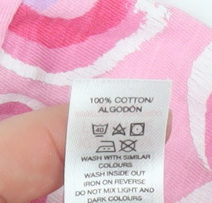 Girls UK Size 4-5 Years Dunnes Stores Pink Basic T-Shirt