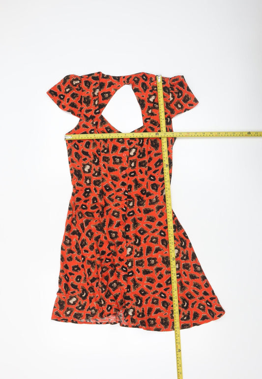 Womens UK Size 8 Topshop A-Line Dress