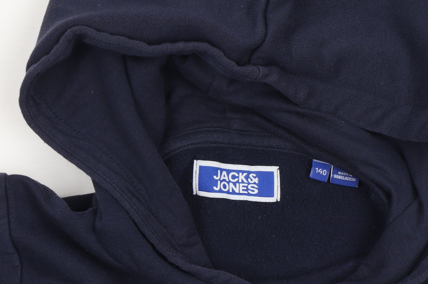 Boys UK Size 140 JACK & JONES Blue Pullover Hoodie