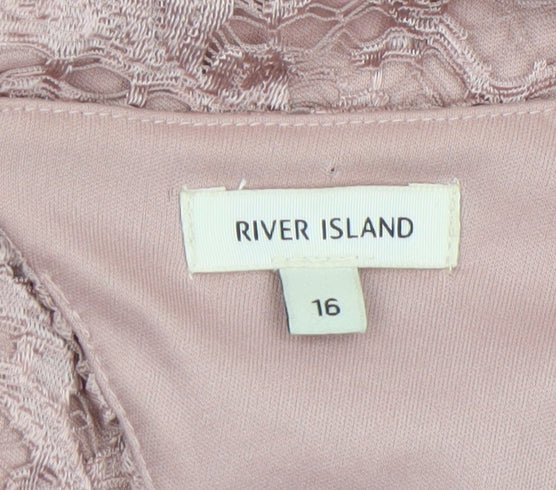 Womens UK Size 16 River Island Bodycon Dress