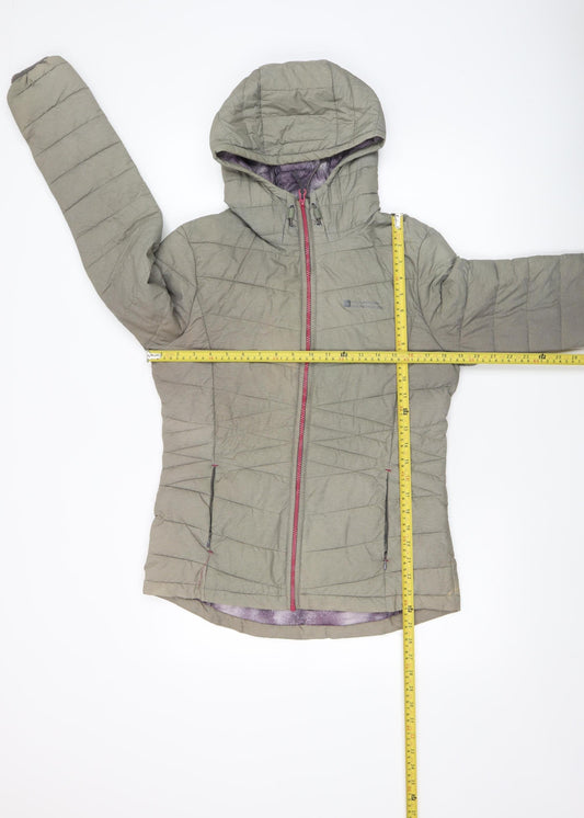 Womens UK Size 10 Mountain Warehouse Green Puffer Jacket