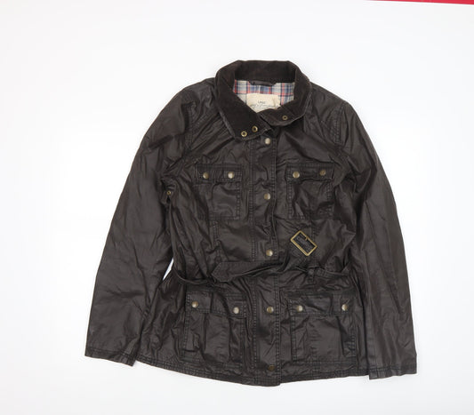 Womens UK Size 10 H&M Brown Field Jacket