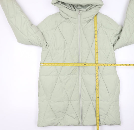 Womens UK Size S STR Green Puffer Jacket
