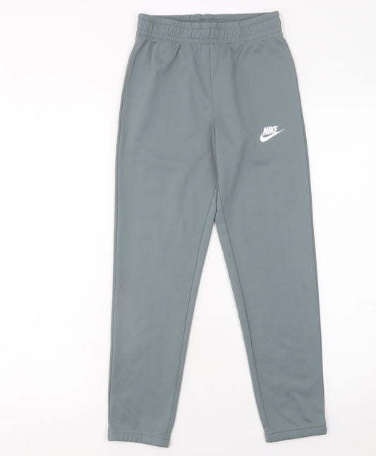 Boys UK Size S Nike Regular Fit Jogger Grey Trousers