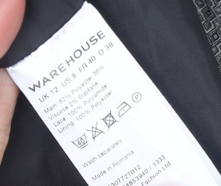Womens UK Size 12 Warehouse Sheath Dress