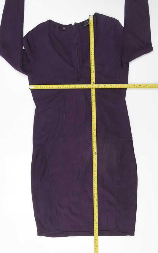 Womens UK Size 14 Ted Baker Bodycon Dress