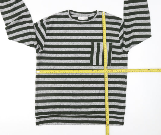 Girls UK Size 13-14 Years Zara Grey Pullover Jumper