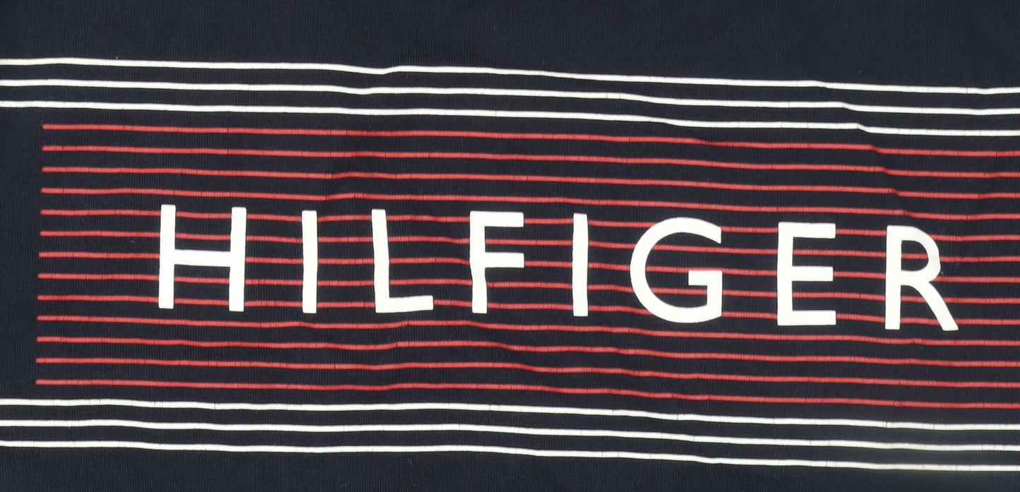 Mens UK Size M Tommy Hilfiger Blue T-Shirt