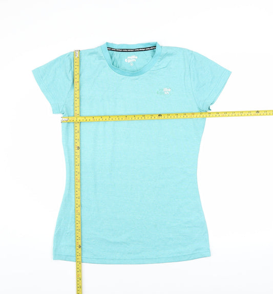 Womens UK Size M millie & gym Blue Running Gym & Training Fitness Yoga T-Shirt