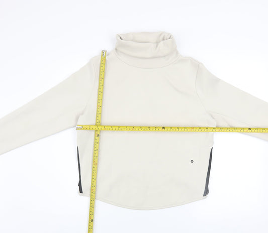 Womens UK Size S Nike Beige Pullover Sweatshirt