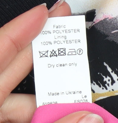 Womens UK Size 8 River Island Multicoloured Bomber Jacket