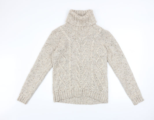 Womens UK Size L Gallery Beige Pullover Jumper