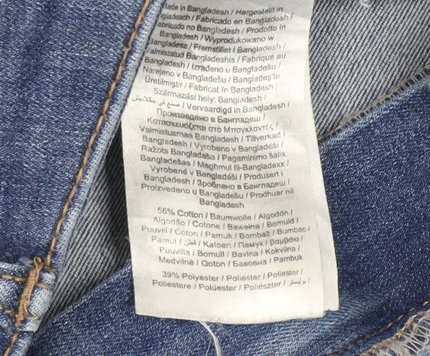 Womens UK Size L Only Slim Fit Skinny Blue Jeans