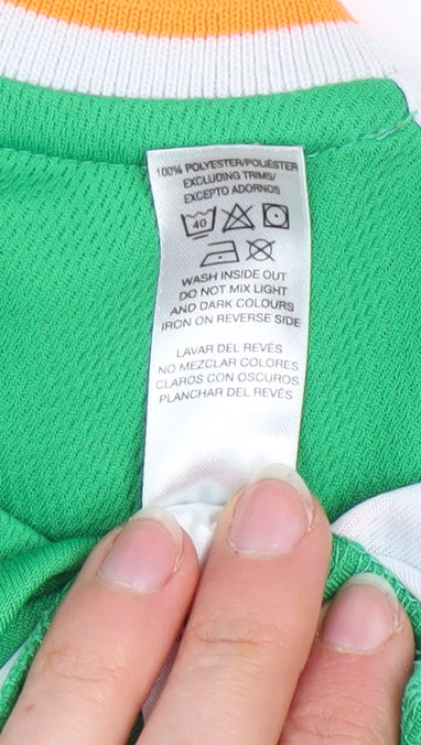 Additional view of St Bernard boys’ green ireland football jersey t-shirt 6 years
