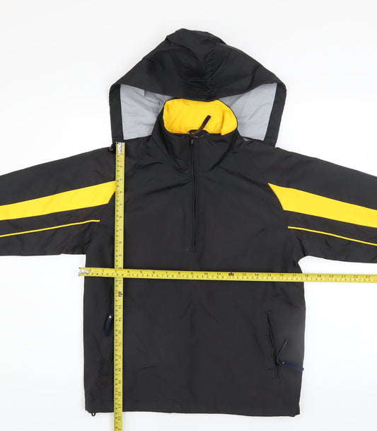 Boys UK Size 10-11 Years Liston Black Anorak Coat
