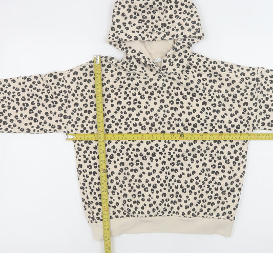 Girls UK Size 9-10 Years Marks and Spencer Beige Pullover Hoodie