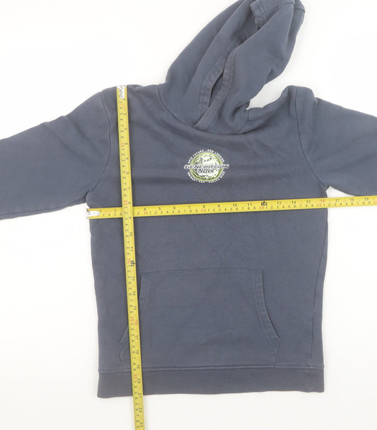 Boys UK Size 10-11 Years George Blue Pullover Hoodie