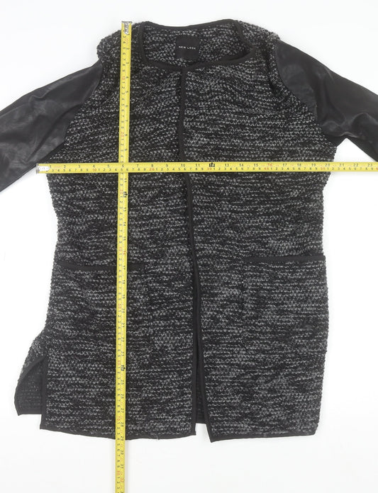 Womens UK Size 12 New Look Grey Cardigan Jumper