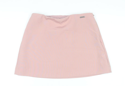 Missguided Women Pink Short Stretch Pencil Skirt Size M