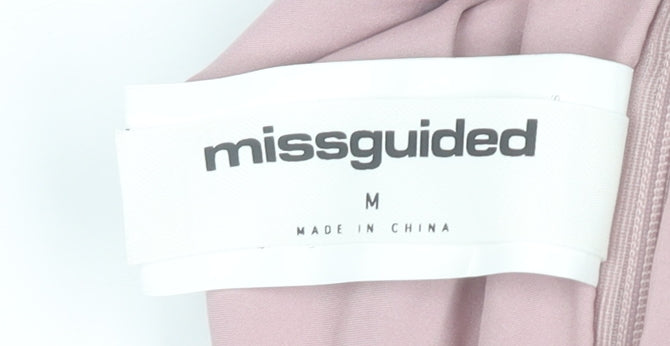 Additional view of Missguided Women Pink Short Stretch Pencil Skirt, size M