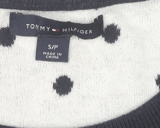 Boys UK Size XS Tommy Hilfiger Blue Pullover Jumper