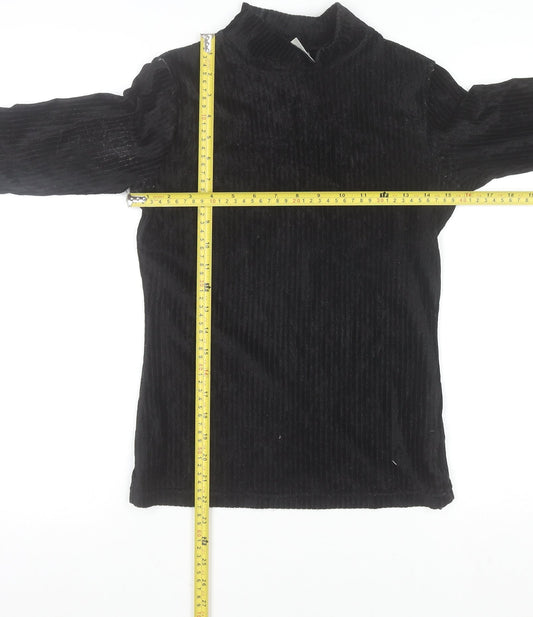 Womens UK Size 14 St. Bernard Black Pullover Jumper