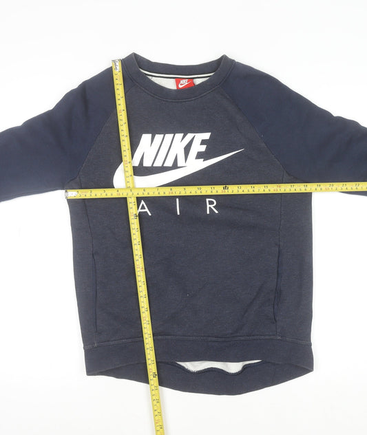 Mens UK Size XS Nike Blue Pullover Sweatshirt