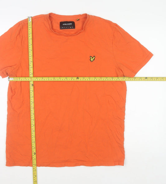 Mens UK Size XL Lyle & Scott Orange T-Shirt