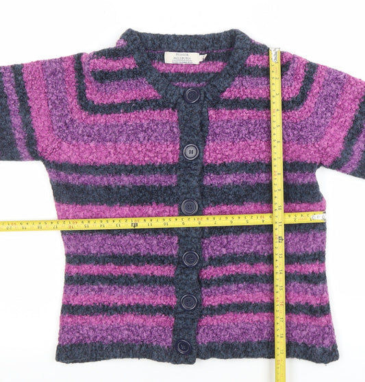 Womens UK Size M 14-16 Honor Millburn Multicoloured Cardigan Jumper