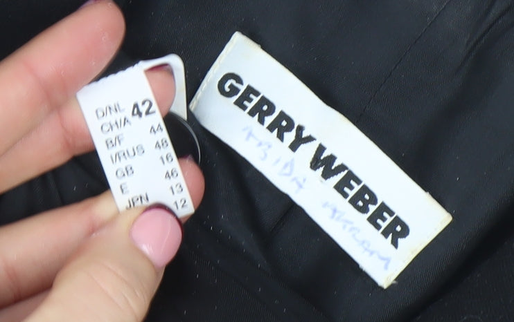 Womens UK Size 16 Gerry Weber Regular Black Blazer