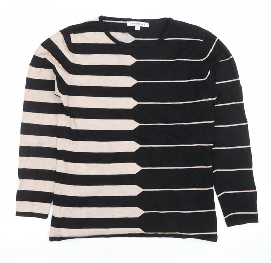 Womens UK Size S Annabelle Black Pullover Jumper
