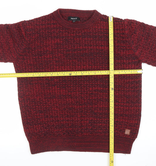 Womens UK Size S NEXT Red Pullover Jumper