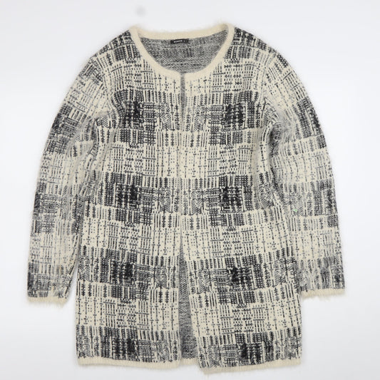 Womens UK Size 12 Roman Grey Cardigan Jumper