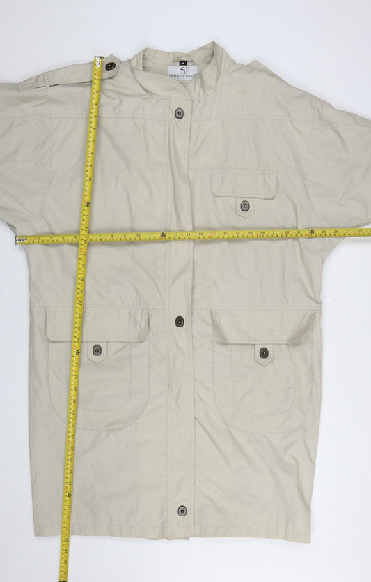 Womens UK Size 14 House of Fraser Beige Overcoat