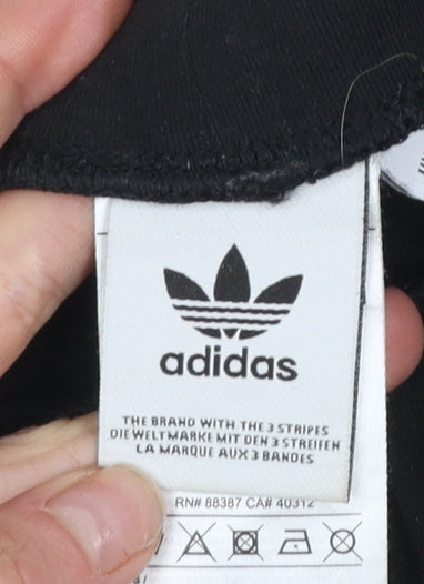Womens UK Size 4 adidas Slim Fit Leggings Black Leggings