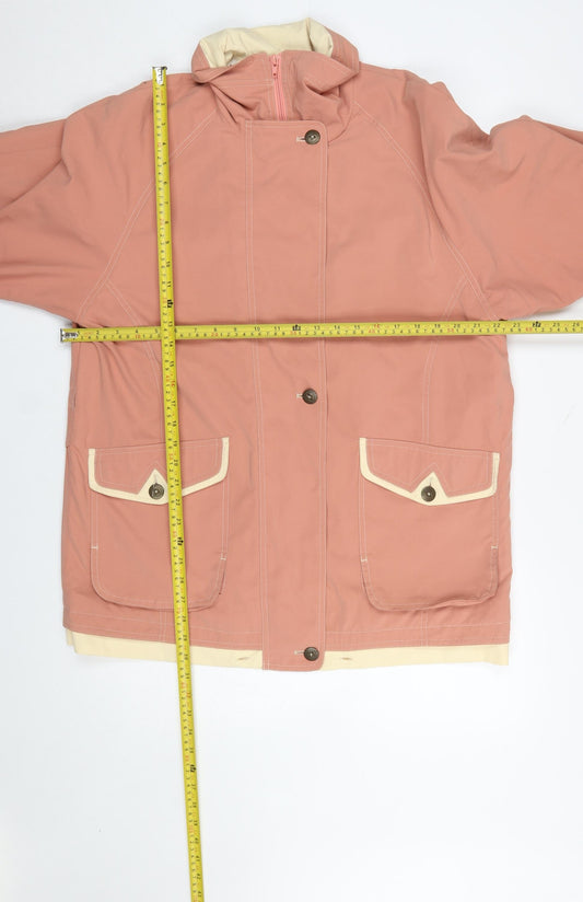 Womens UK Size 14 Panache Pink Rain Coat
