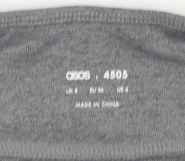 Womens UK Size 8 ASOS 4505 Slim Fit Leggings Grey Leggings