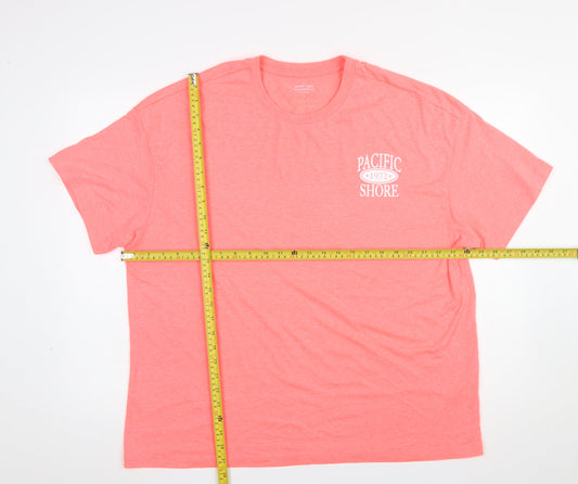 Womens UK Size 16 Dunnes Stores Pink Basic T-Shirt