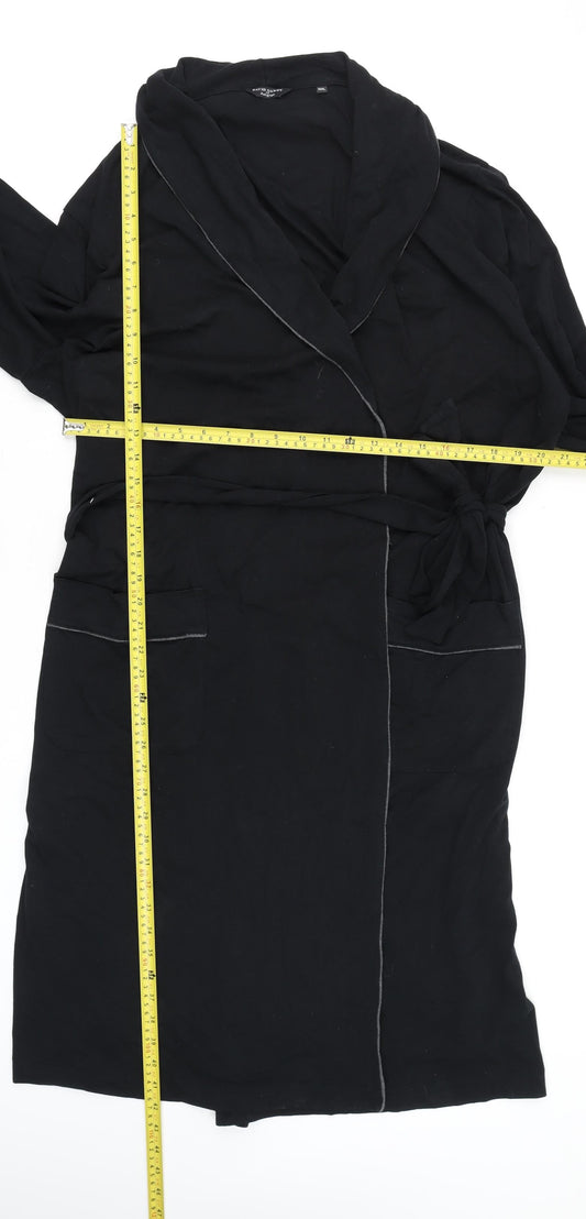 Unisex Adults UK Size 2XL Marks and Spencer Black Wrap Jumper